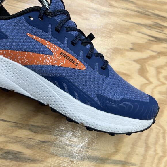 Brooks Divide Trail Running Shoe Sneaker Men’s 8.5 Blue Outdoor Comfort - Picture 4 of 12